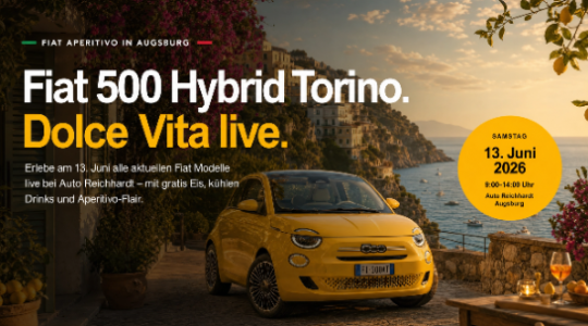 Fiat Aperitivo bei Auto Reichhardt – italienisches Sommerflair in Augsburg